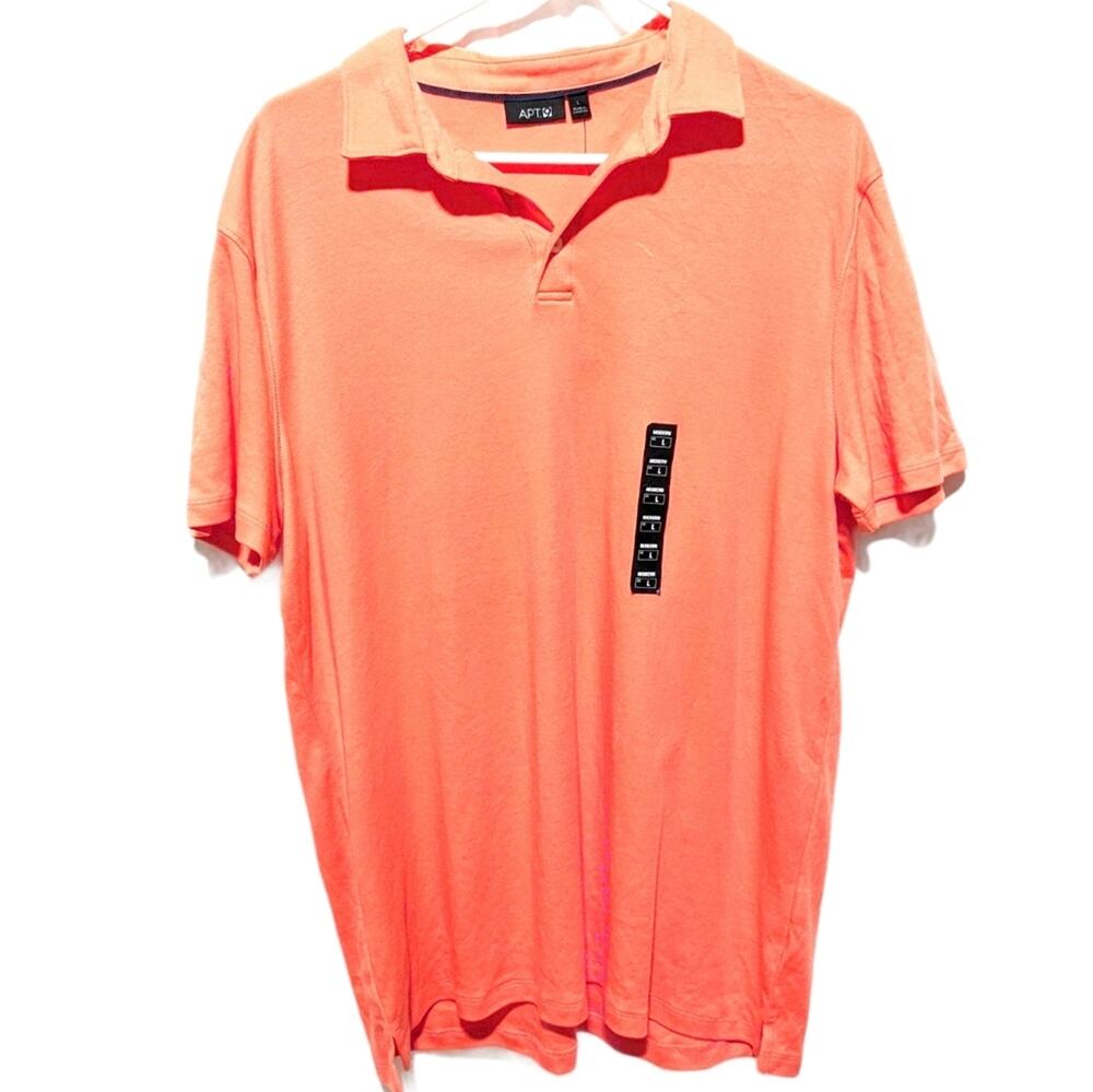 APT. 9 Solid Polo Style Collared Shirt Men's Large